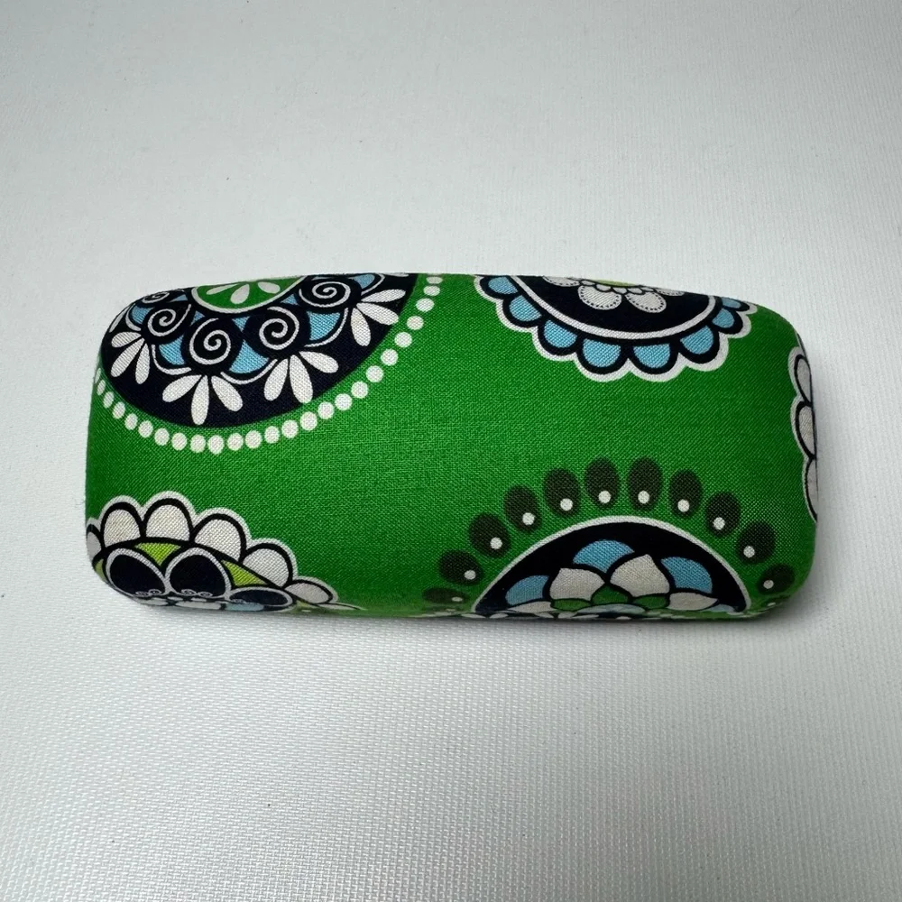 Vera Bradley Cupcake Green Hard Glasses Case